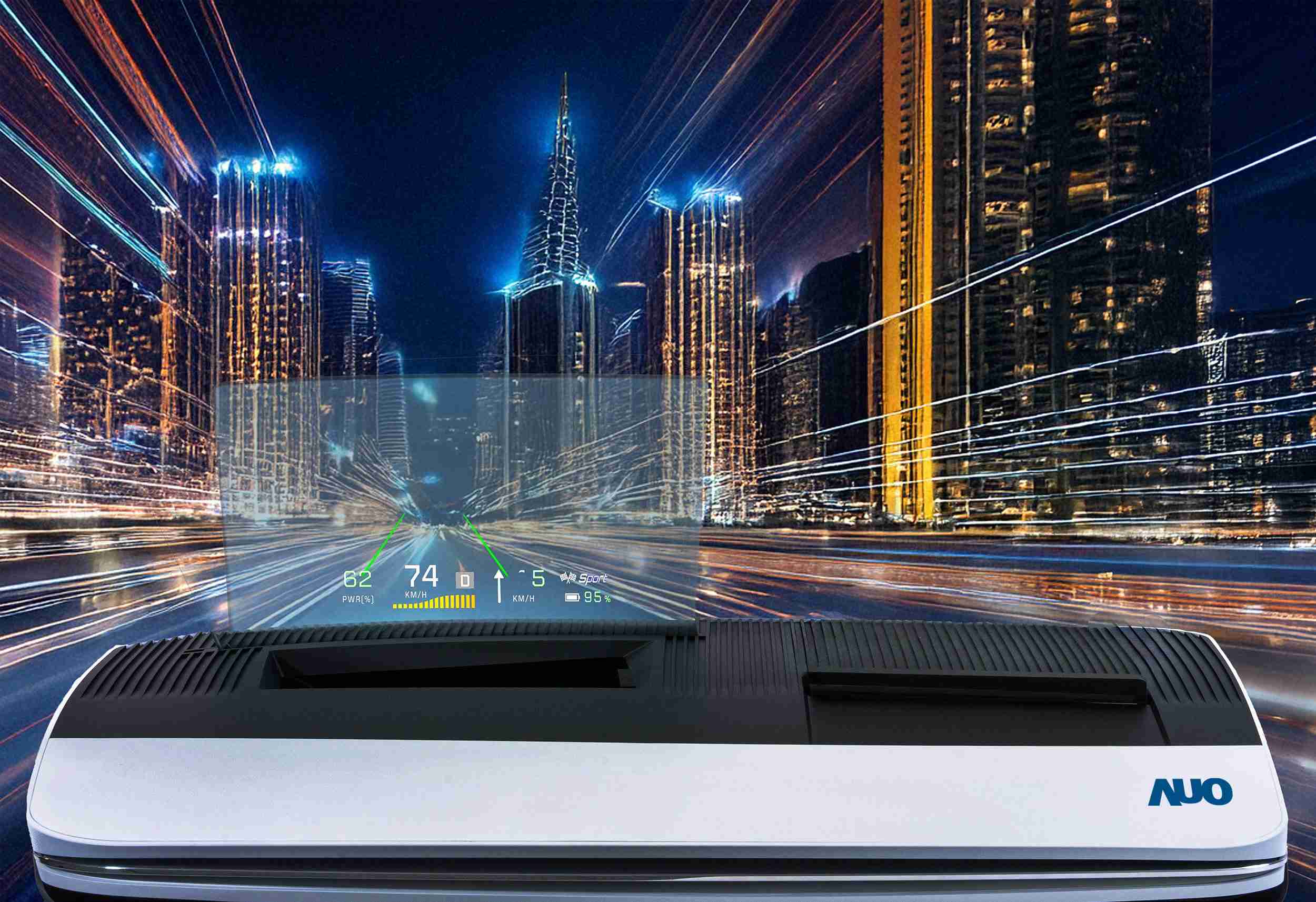 z6尊龙推出13吋Micro LED抬头显示器，，，，提供高入眼亮度、、高色彩饱和度的显示质量，，在阳光下或黑暗中都清晰可见，，并利用Micro LED模块体积小的优势，，解决车用空间有限的痛点